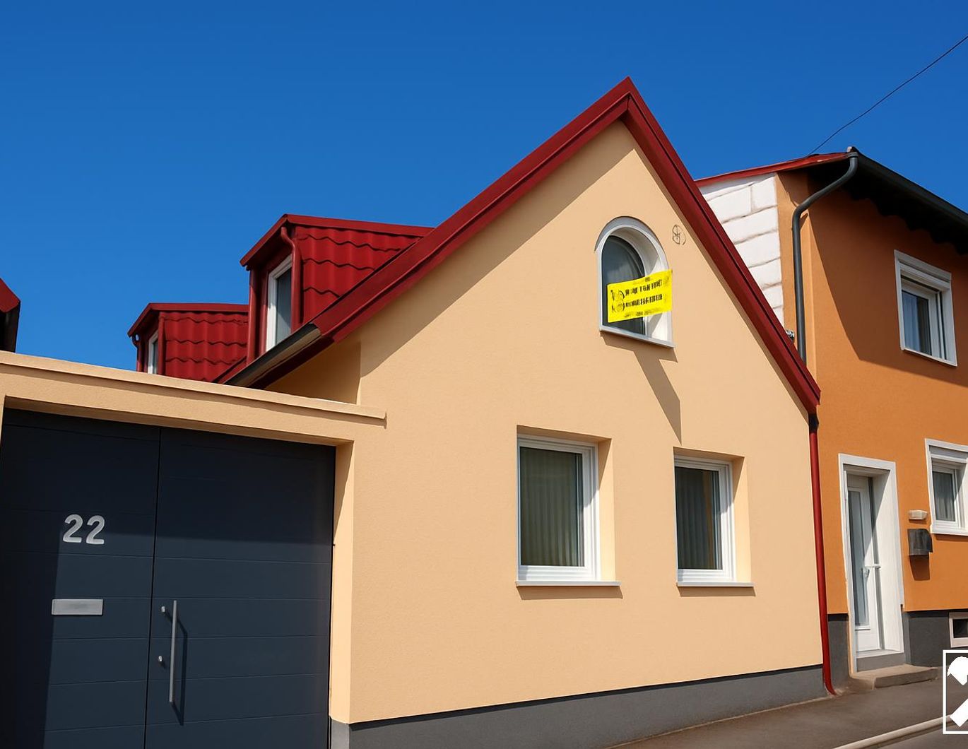 Bezugsfertiges kleines Haus mit Innenhof und Wintergarten!