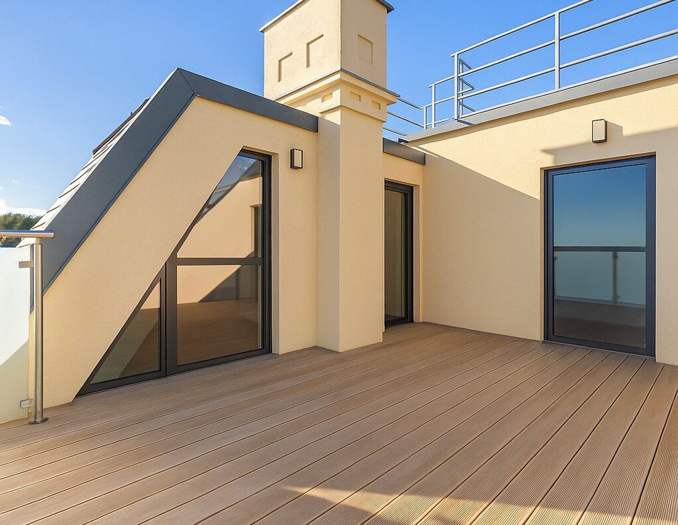 Exklusive Penthaus DG-Wohnung mit privatem Aufzug und Garage