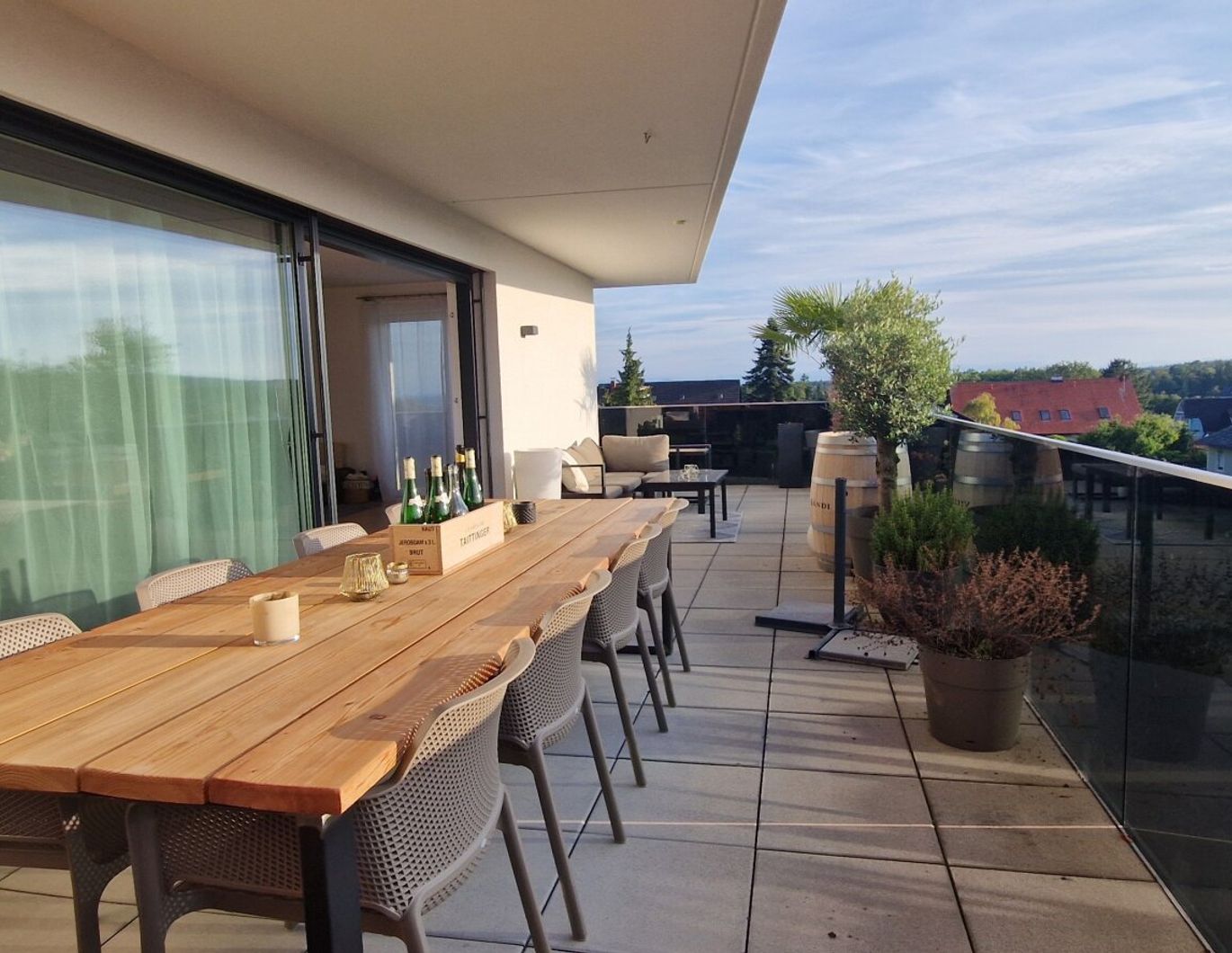 Exklusiver Wohntraum - großartige Terrassenwohnung in Gedersberg