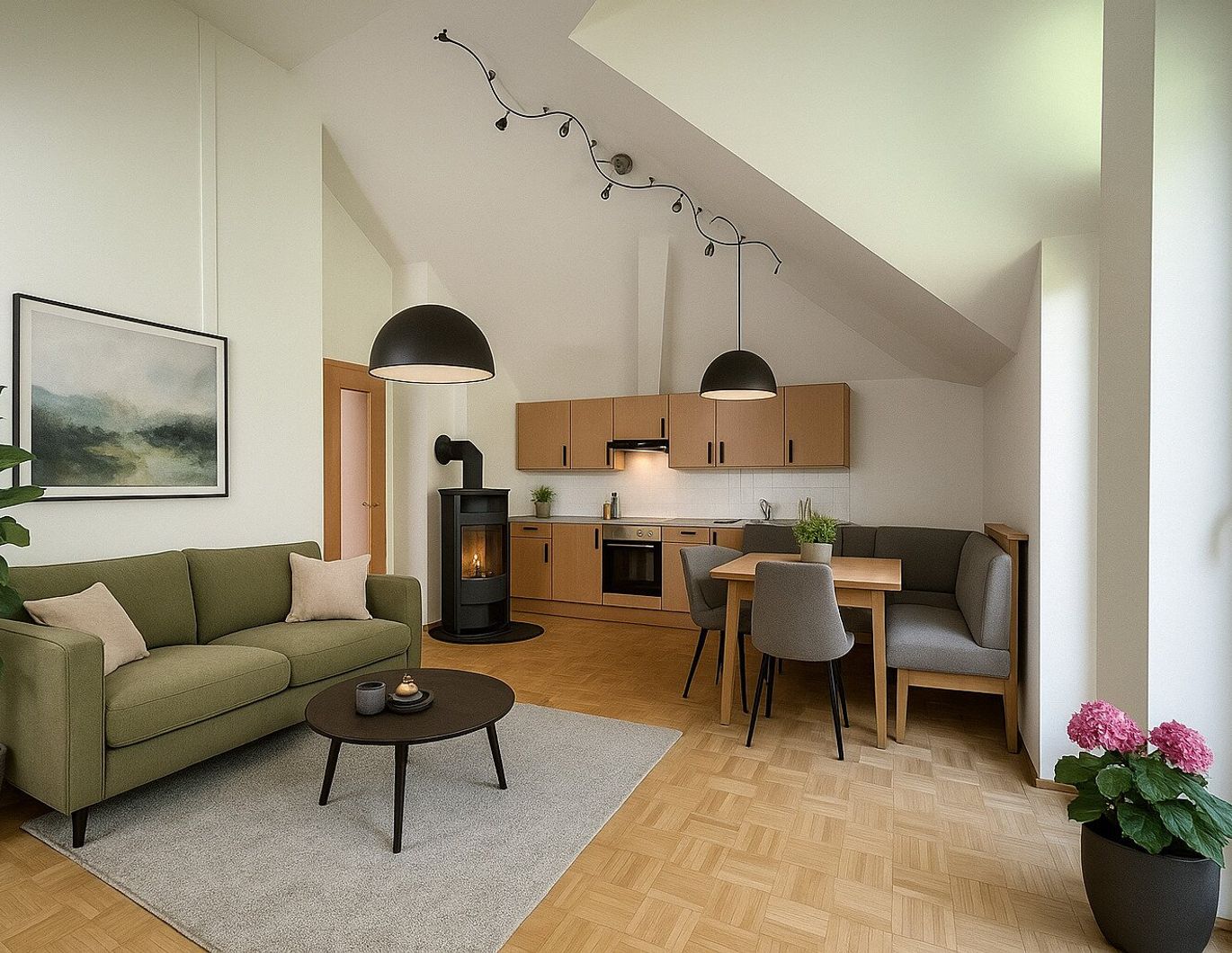 Baiernstraße 48 - Charmante Wohnung im Dachgeschoß mit Balkon - Blick ins Grüne in Eggenberg
