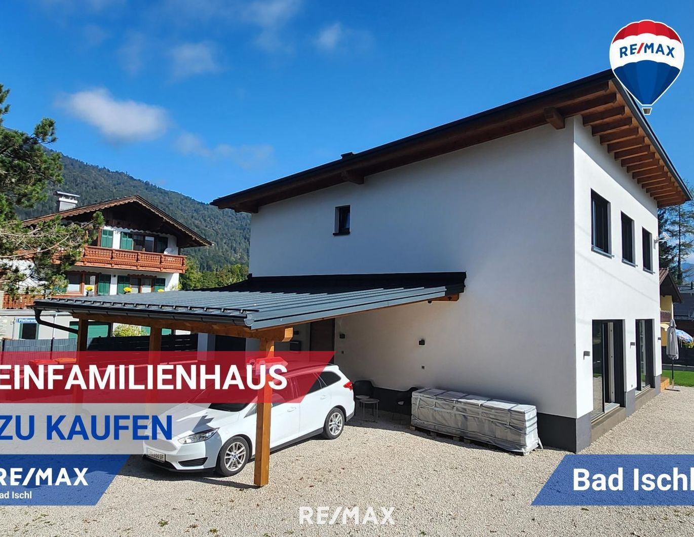 Neues Einfamilienhaus in sonniger Siedlungslage - Wohnen mit Komfort und Qualität in Bad Ischl