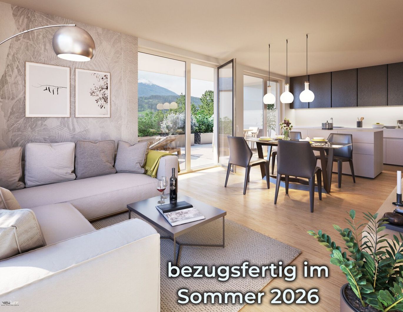 4-Zimmer mit Dachterrasse für hohe Ansprüche - Whirlpool möglich