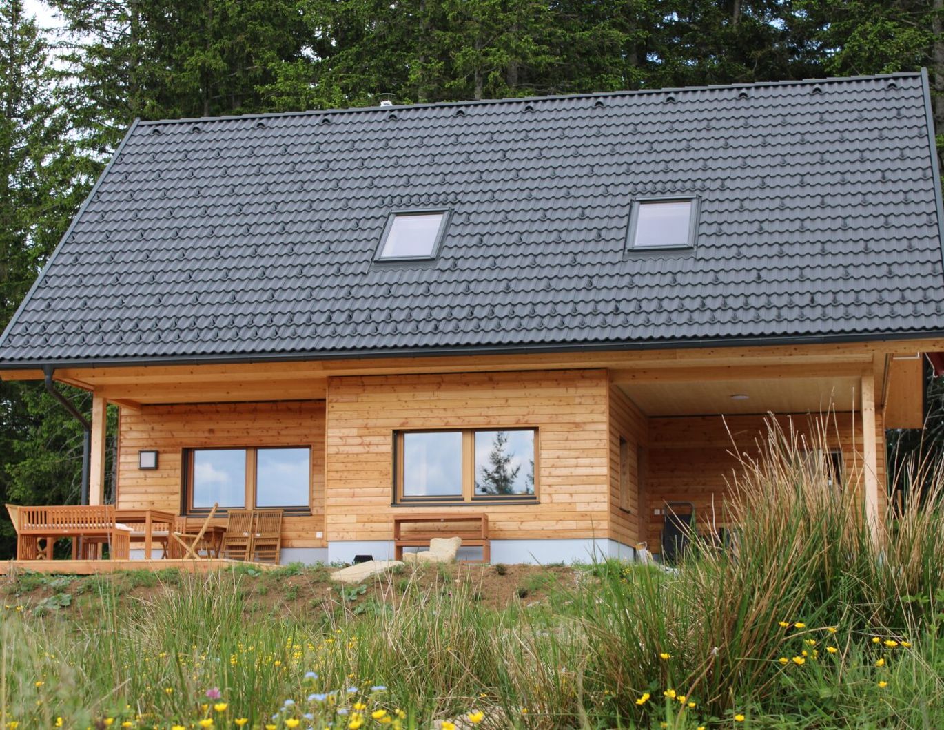 Wunderschönes Ferienhausprojekt in TOP-(AN)-Lage (Modriach) Haus A