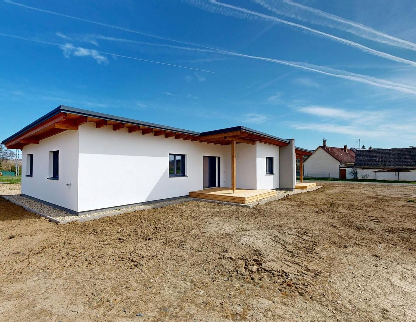 Erstbezug! Neubau! Bungalow! Barrierefreies Wohnen auf einer Ebene!