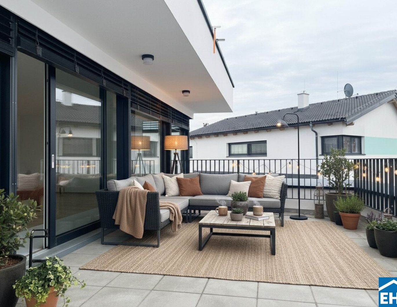 Eckreihenhaus ein Architekturjuwel in Ziegelmassivbauweise