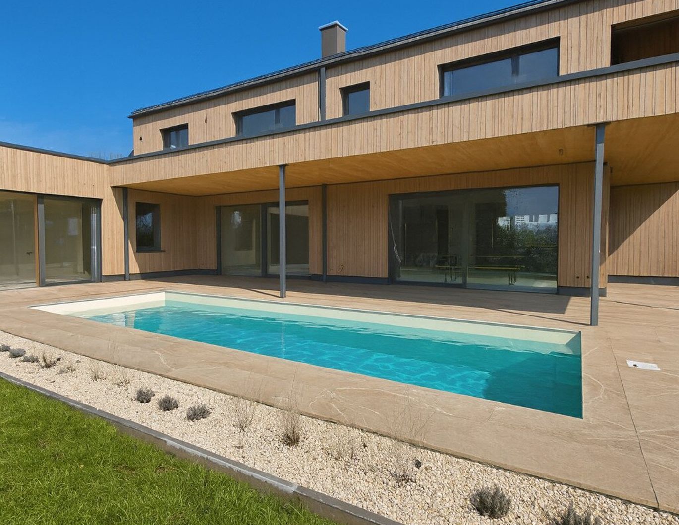 Neubau Villa mit Pool Mondsee Zentrum/ Provisionsfrei