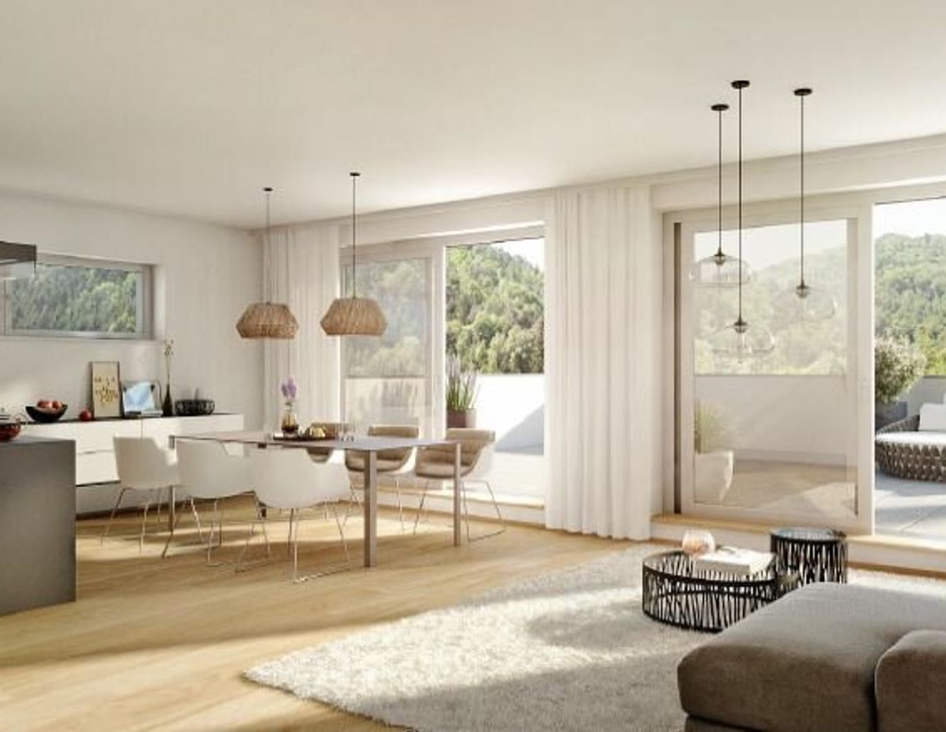 Top 2 - Baustart demnächst-Gartenwohnung in einem Dreierhaus am Oberen Bahnweg 14a in 8523 Frauental! Provisionsfrei