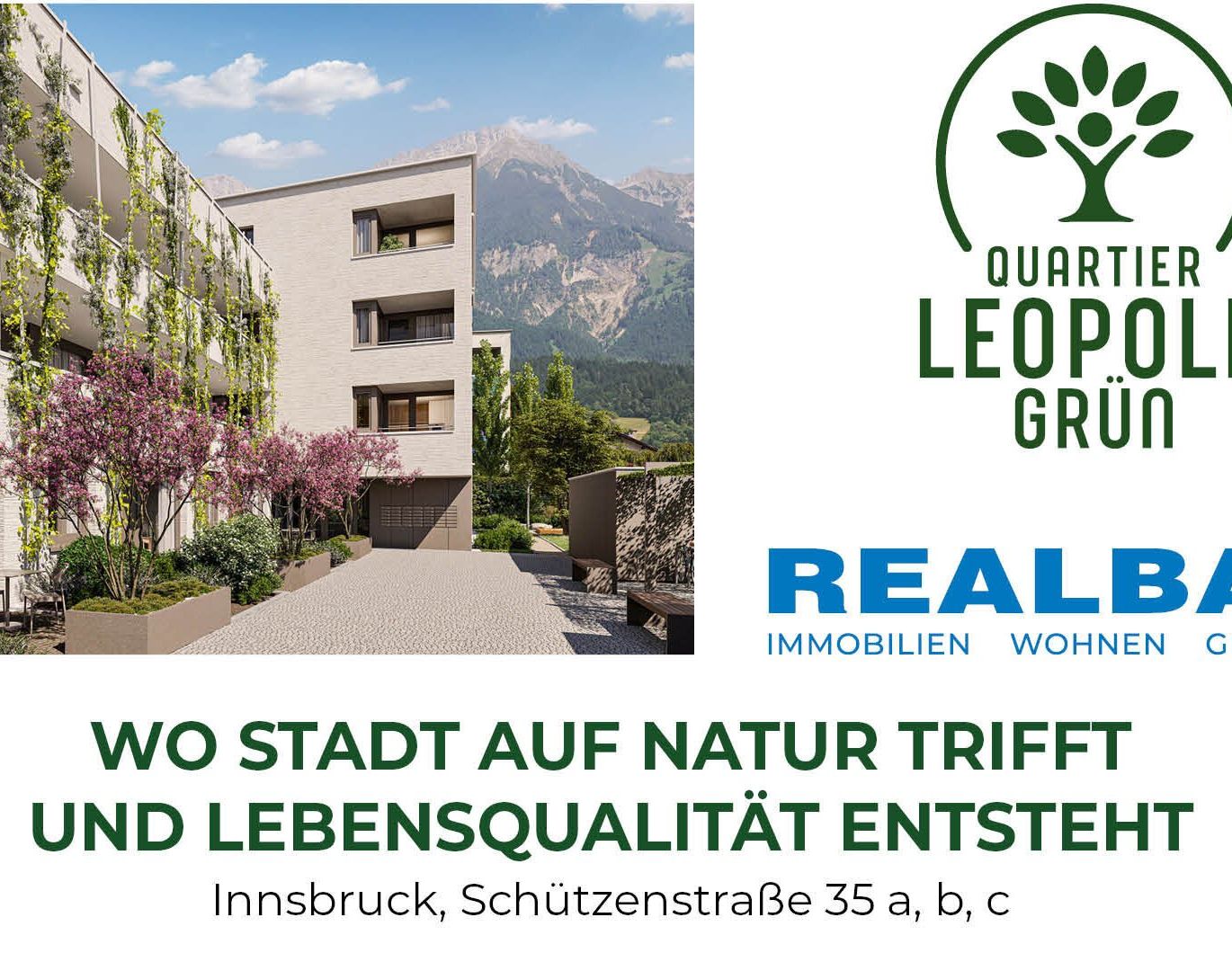 QUARTIER LEOPOLD GRÜN: Top B21 - Haus B - 1.OG - 2,5-Zimmer-Wohnung