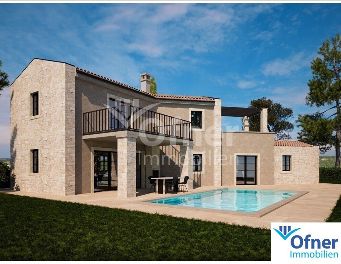 5 km vom Meer - Haus mit Pool in Istrien