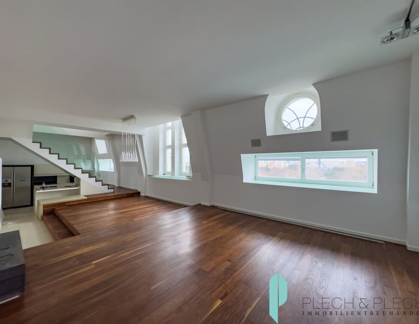 Pratercottage mit Blick über dem Prater - 4 Zimmer - klimatisierte Dachgeschoßwohnung