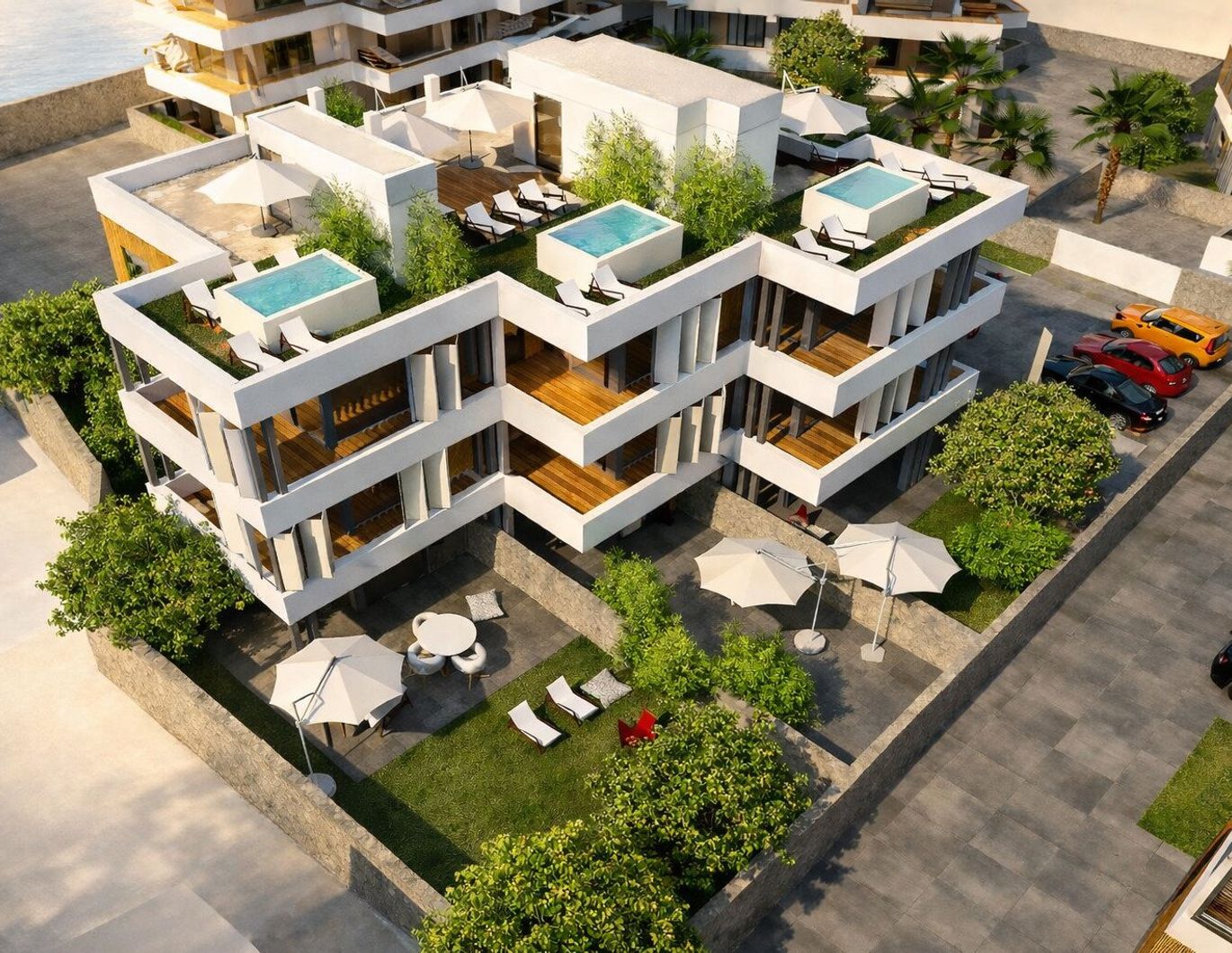 ZADAR Region - Wohnen über dem Alltag: Dachterrassen-Apartment in exklusiver Küstenlage (S8)