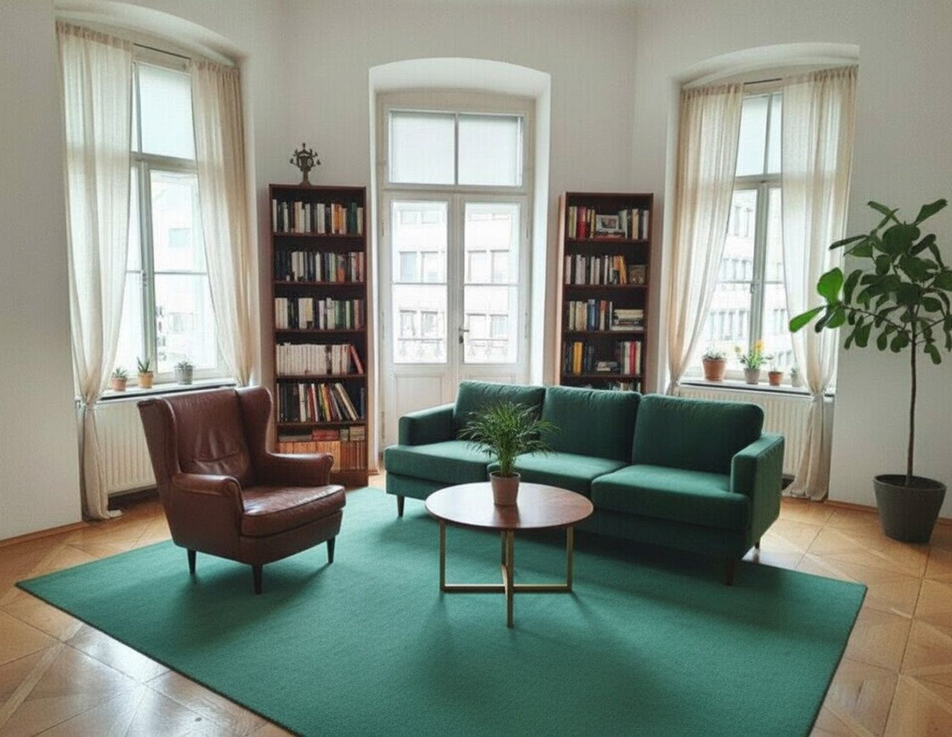 Zentral gelegene, gepflegte 2 Zimmerwohnung mit Balkon