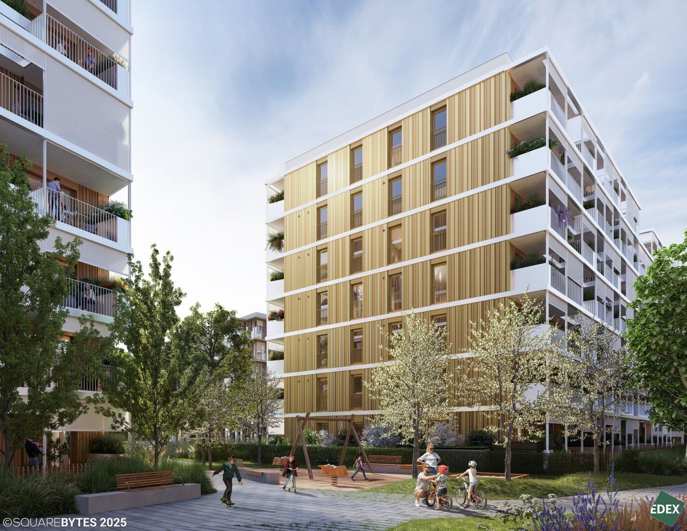 VILLAGE IM DRITTEN | BAUFELD 14A | BAUTEILAKTIVIERUNG | 3-ZIMMER | BALKON | ANLEGER