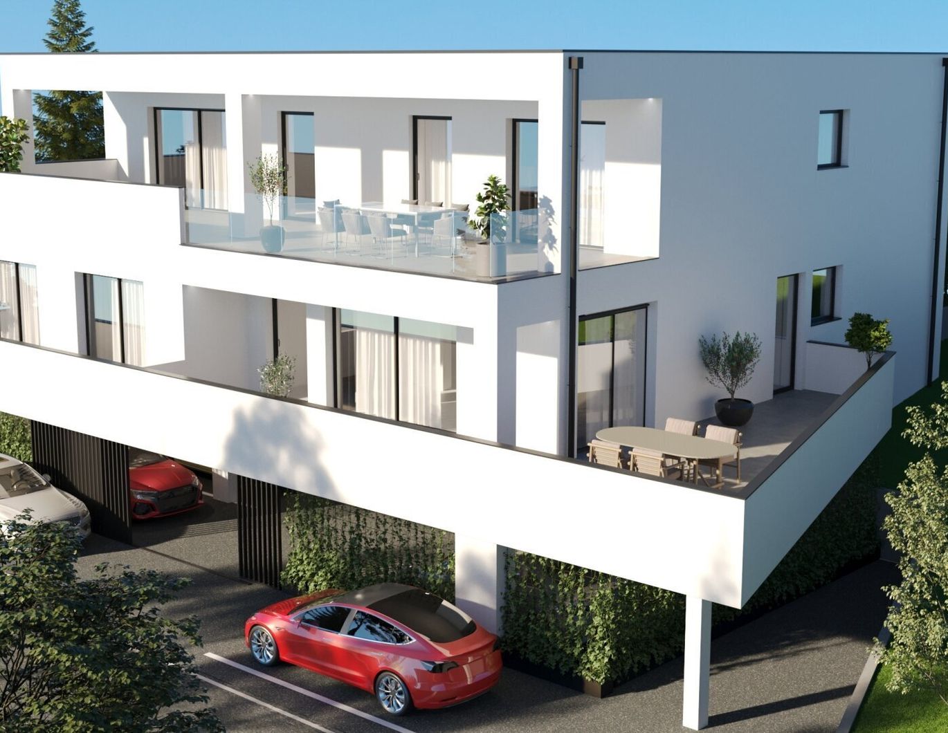 Modern wohnen in Steyr: Neubau-3-Zimmer-Wohnung mit sonniger Terrasse - PROVISIONSFREI - nur mehr 2 Einheiten frei