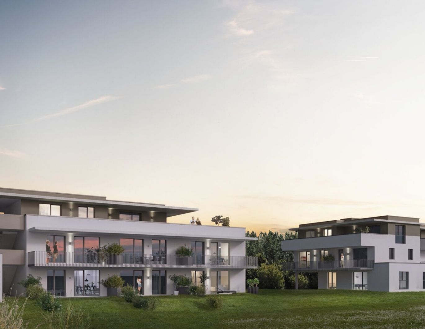Exklusives Neubauprojekt im grünen Süden von Graz. TOP B04 - kompakte 2-Zimmer-Wohnung mit großzügigem Balkon und durchdachtem Grundriss
