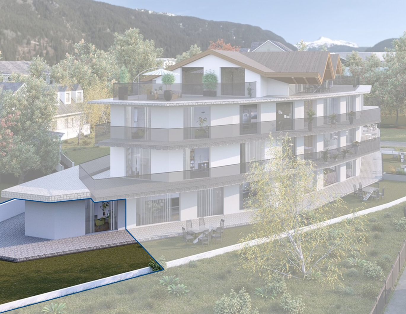 Top 06: Exklusive 2-Zimmer-Neubauwohnung mit Luxusterrasse und Traumgarten