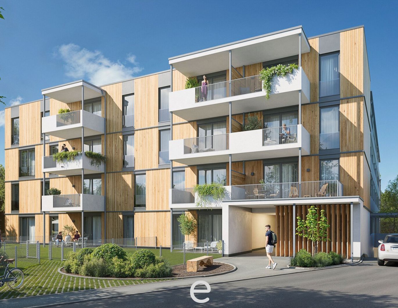 HYGGE Wohnen - 68,33m² Wohnung Top A2.3 mit Balkon im 2.OG