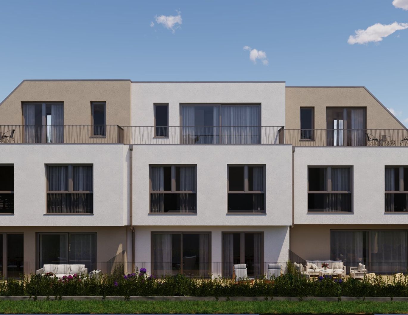 Schlüsselfertig! Top modernes Eckreihenhaus auf Eigengrund in bester Lage beim Schillerwasser! Deckenkühlung, Photovoltaik und Smart Home System inklusive!