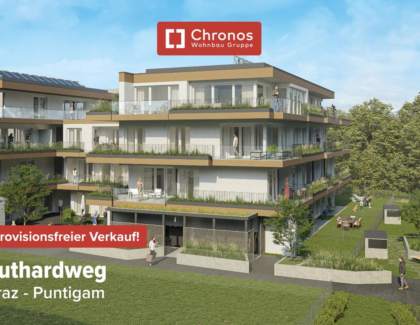 3-Zimmer-Penthousewohnung zum Senssationspreis! Provisionsfreies Neubauprojekt in Puntigam!