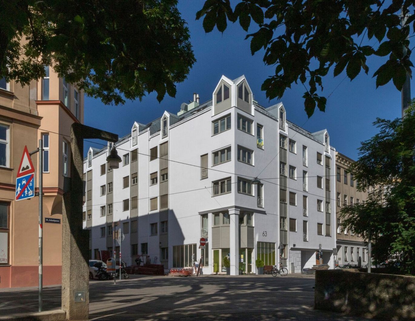 Urbanes Wohnen mit Blick auf den Schubertpark