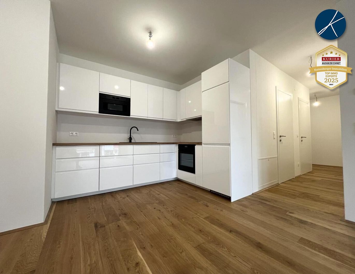 U2 + U1 Nähe: 3 Zimmer-Neubau mit Topausstattung