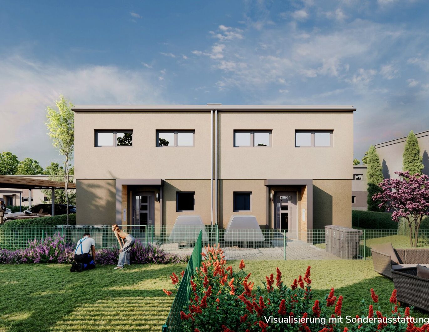 4 Zimmer, großes Bad, Wärmepumpe - Erstbezug in Großebersdorf