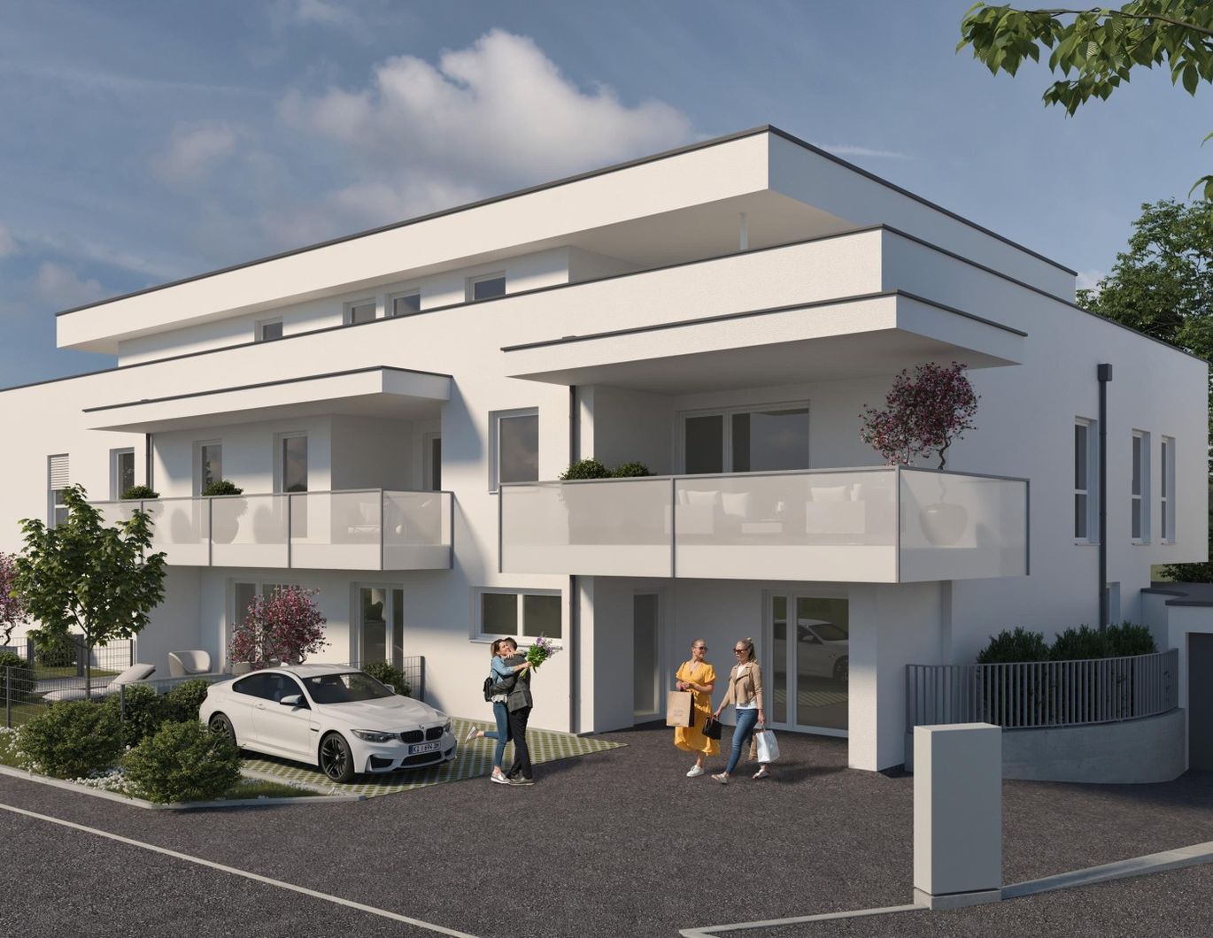 LICHTENBERG: NEUBAUPROJEKT mit 9 hochwertig ausgestatteten Eigentumswohnungen (Wohnflächen von ca. 60m² bis 106m²) + Freiflächen