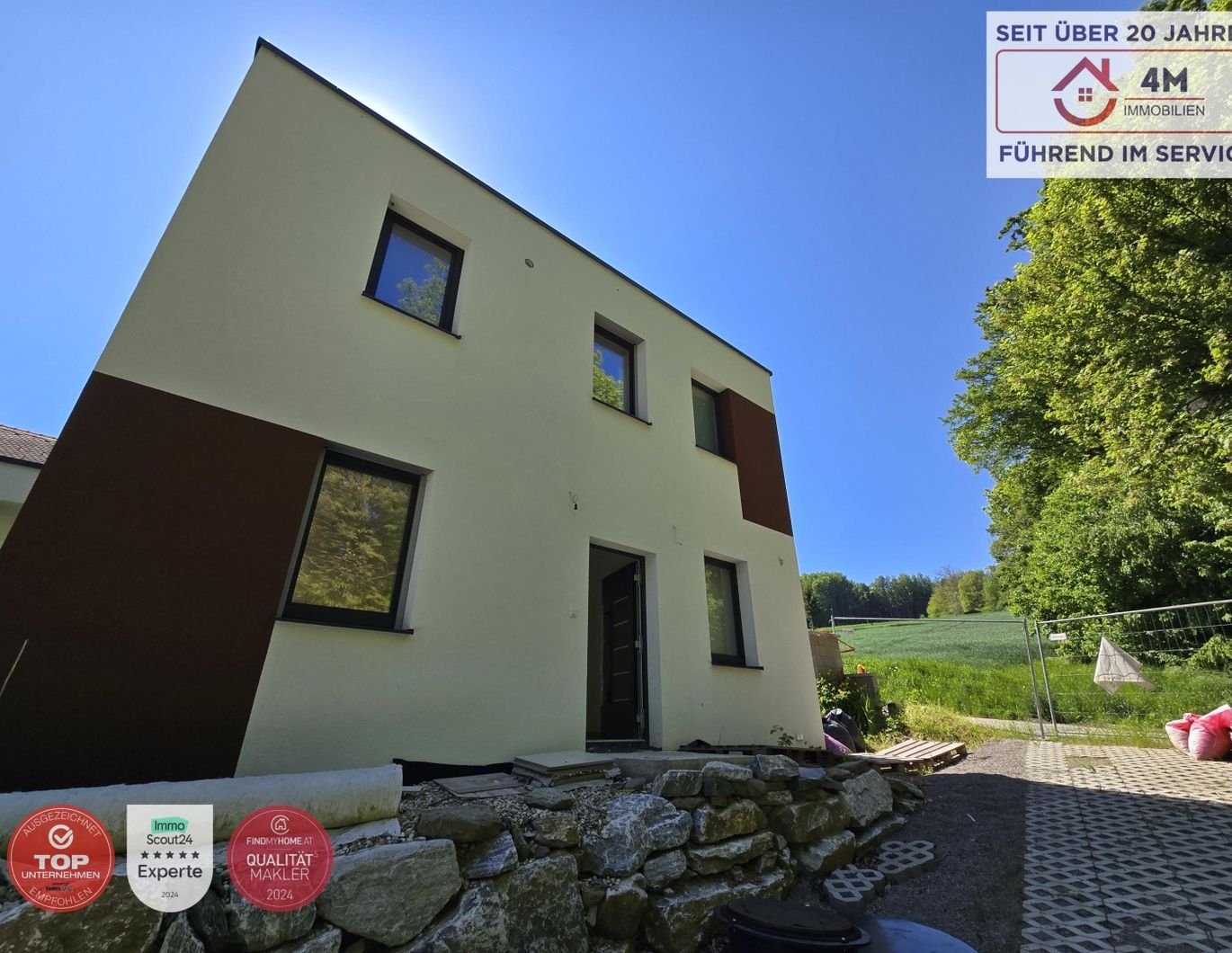 AKTION PREIS !!!!!NATUR PUR**ERSTBEZUG**4 EINFAMILIENHÄUSER AM WALDRAND**NAHE WIEN, KLOSTERNEUBURG & TULLN!