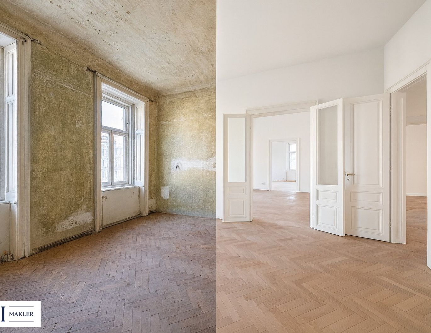 Wertanlage nahe Stadtpark - Unsanierte Wohnung mit Potenzial