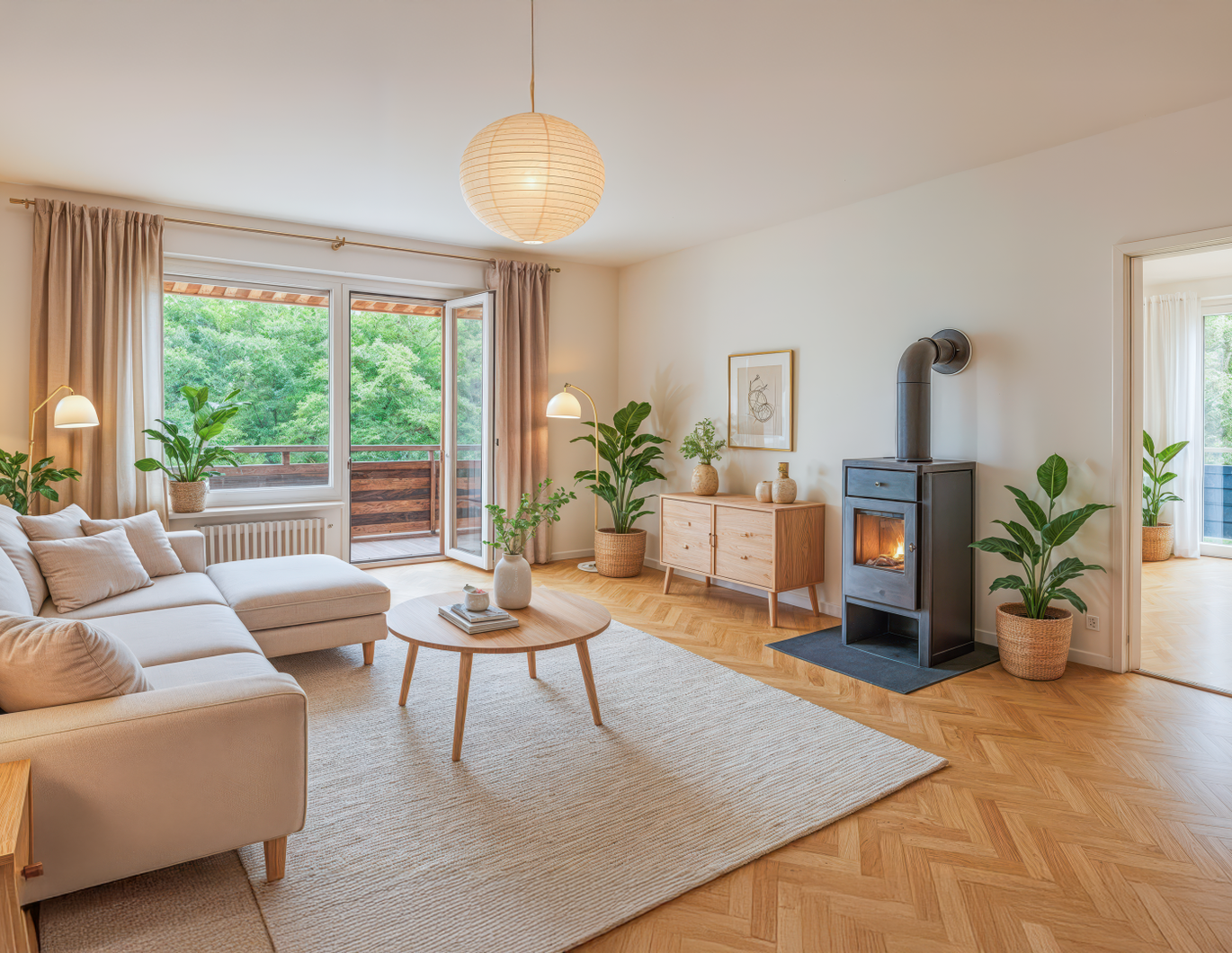 4 Zimmer, 2 Freiflächen, viel Platz: Naturgenuss mit City-Anschluss