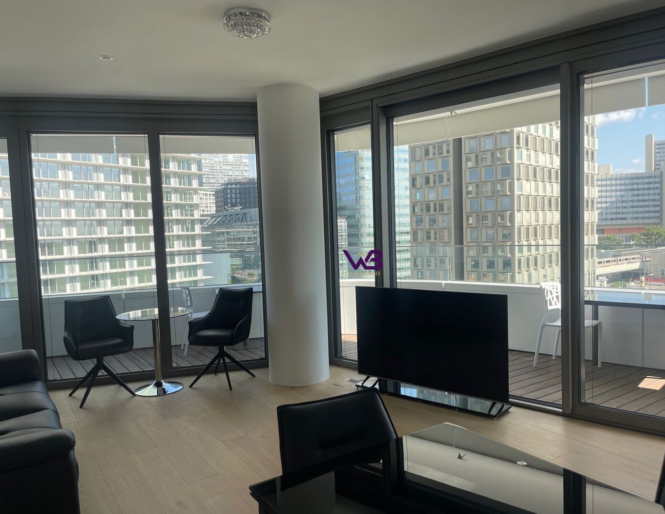 Erstbezug-2 Zimmer Mietwohnung mit 22m² Balkon- DANUBE FLATS -10. Stockwerk-Exklusives Wohnen im höchsten Wohnturm Wiens!