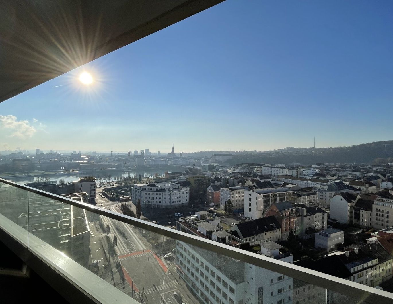 Exklusive 3-Zimmer-Wohnung im Bruckner Tower mit traumhaftem Linz-Panoramablick