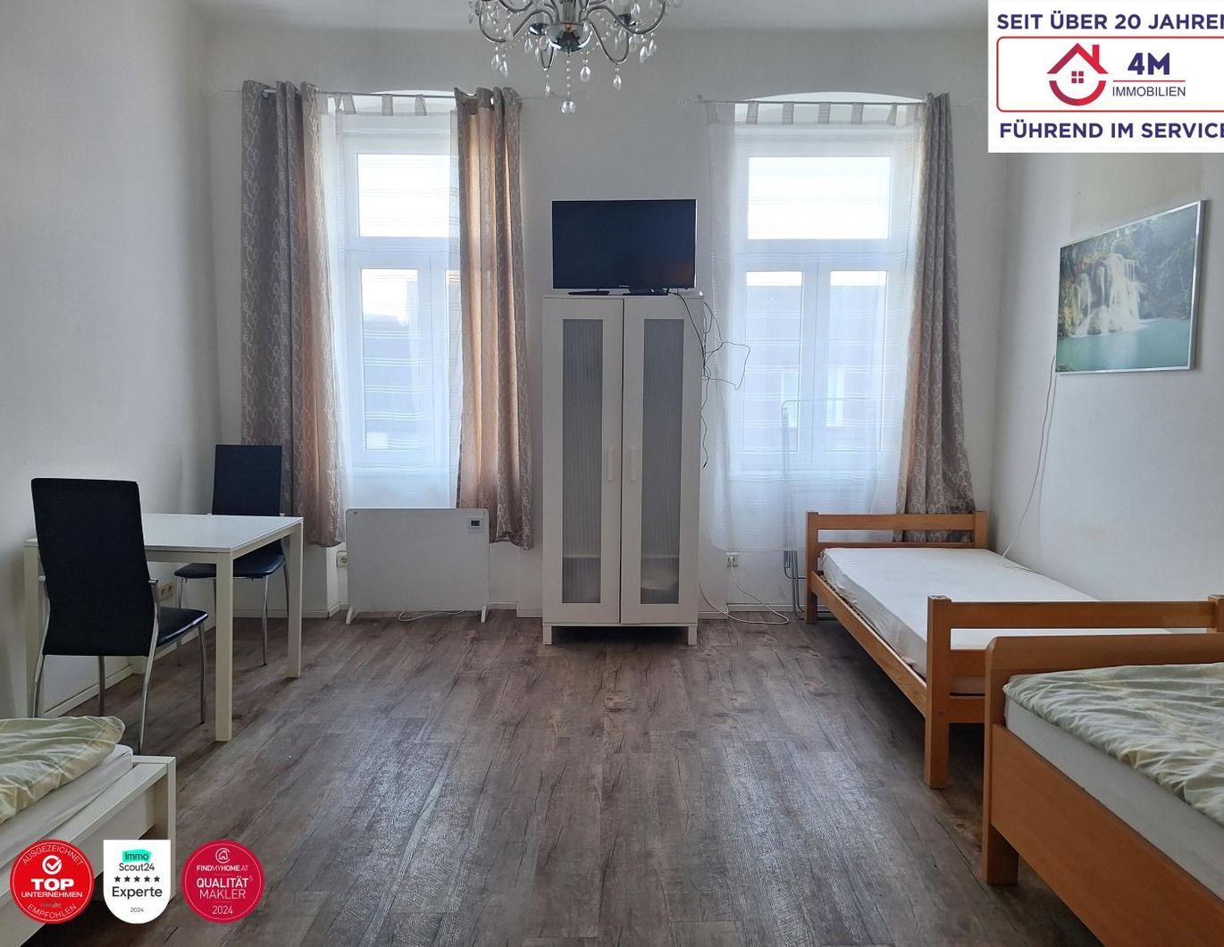 Sofort beziehbare attraktive 1-Zimmer-Wohnung - Ehemaliges Arbeiterquartier mit vielfältigem Nutzungspotenzial