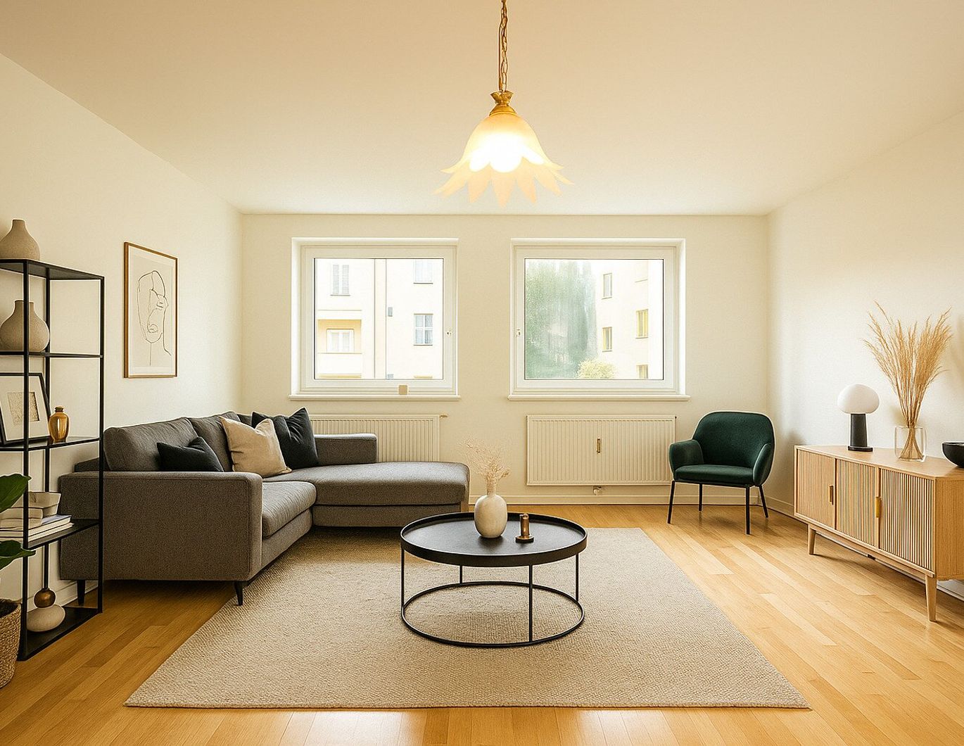 Top geschnittene Zwei-Zimmer-Wohnung mit möglichem Garagenplatz