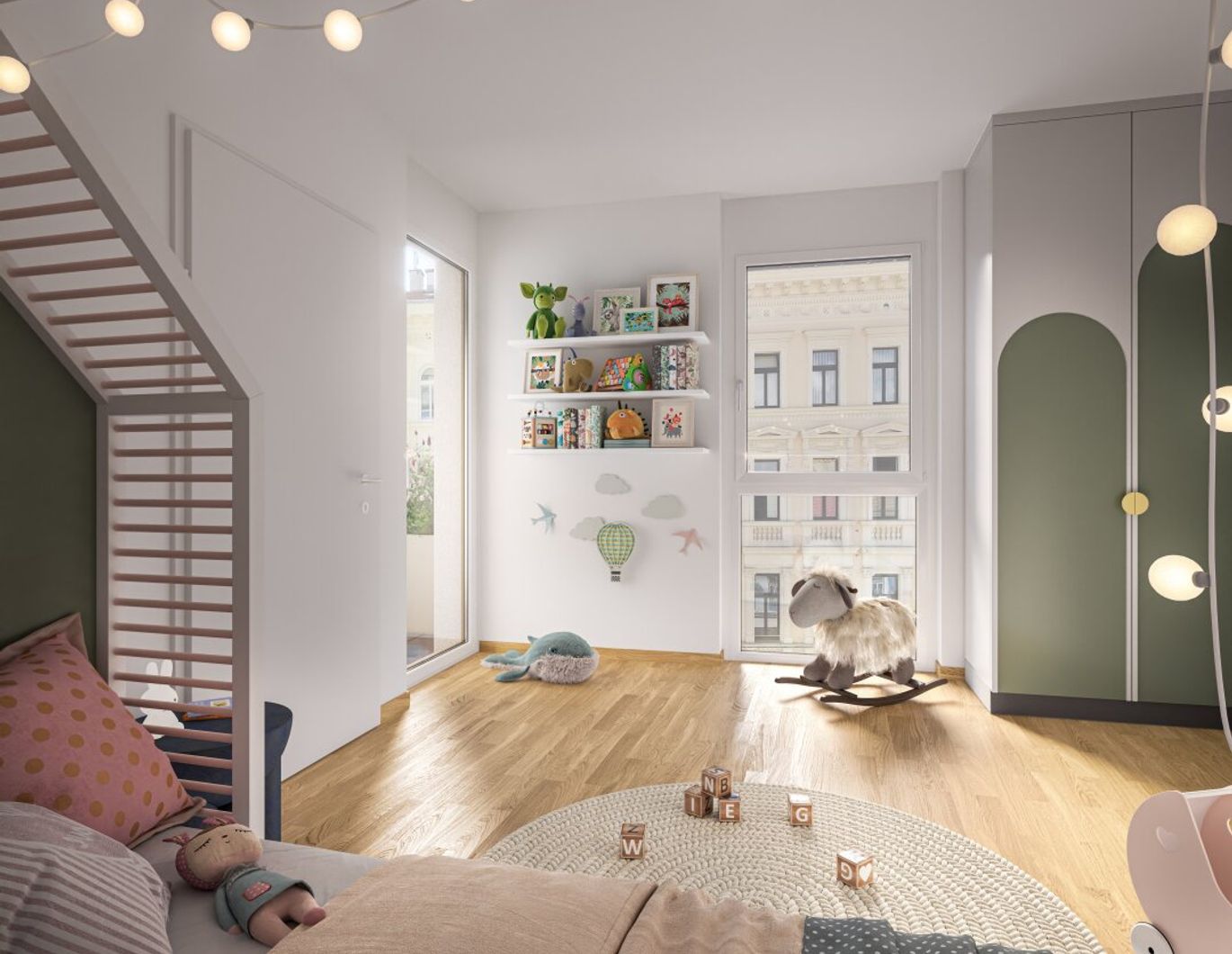 ERSTBEZUG | 4. OG | 3-Zimmer Neubau mit Loggia | Fernwärme | Fassadenbegrünung | TG-Stellplatz optional | Nachhaltiges Wohnbauprojekt