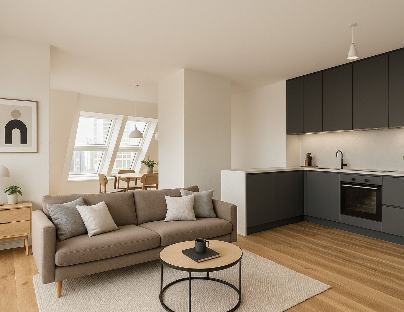 Moderne Dachgeschoss - Maisonettewohnung mit Balkon & Terrasse - Erstbezug - U-Bahn Nähe!
