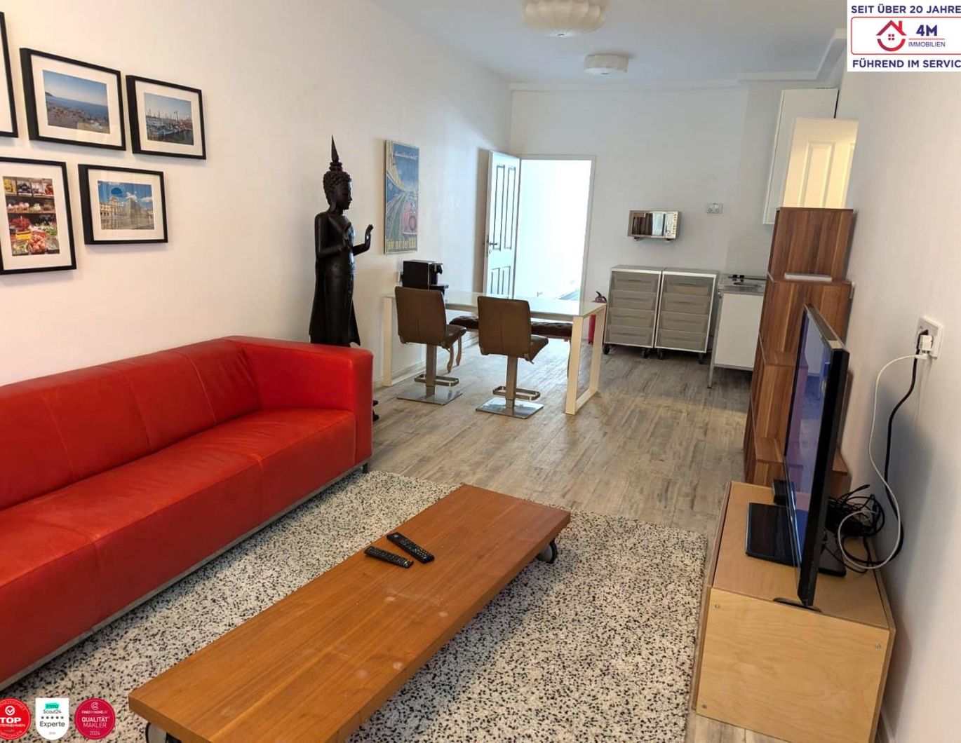 Loft mit Gewerbefläche, Wohnbereich und Garagenplatz