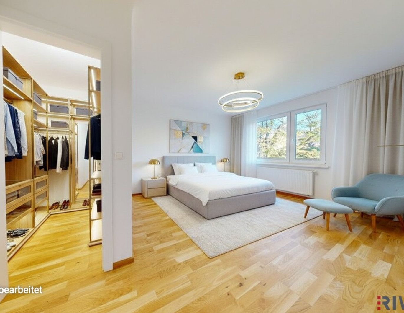 ERSTBEZUG nach Sanierung I Großzügige 2 Zimmer Wohnung mit Ausblick ins Grüne I inkl. Tischlerküche mit Siemens Geräten I Alte Donau Nähe