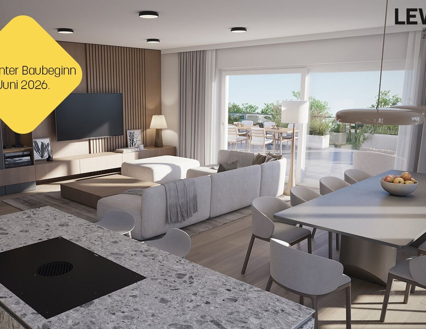 B11 | Traum-Penthaus auf 146 m² + 99 m² Dachterrasse - Leonding Stadtzentrum