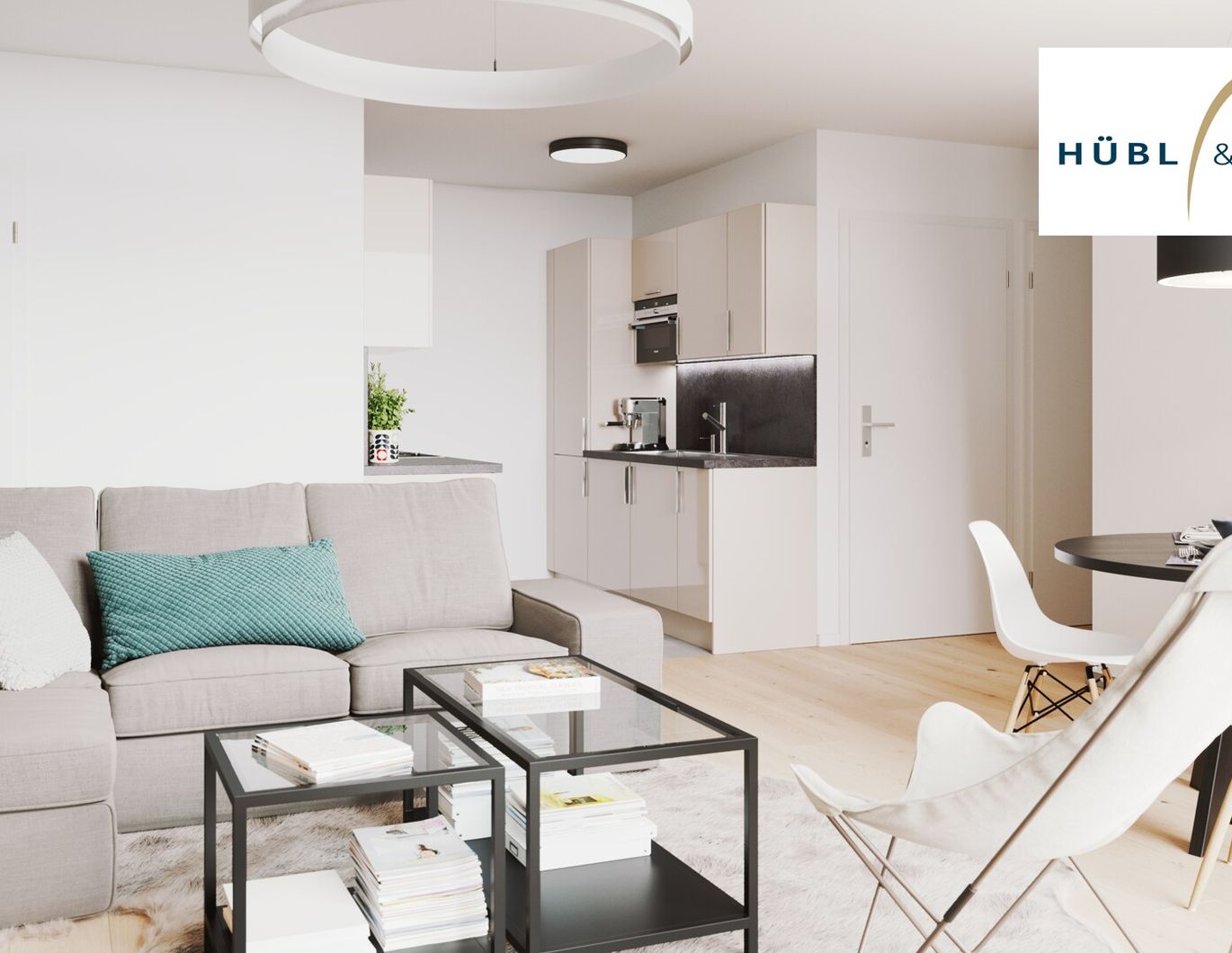 2-Zimmer Wohnung mit Balkon | Markenküche | Fußbodenheizung | Erdwärme