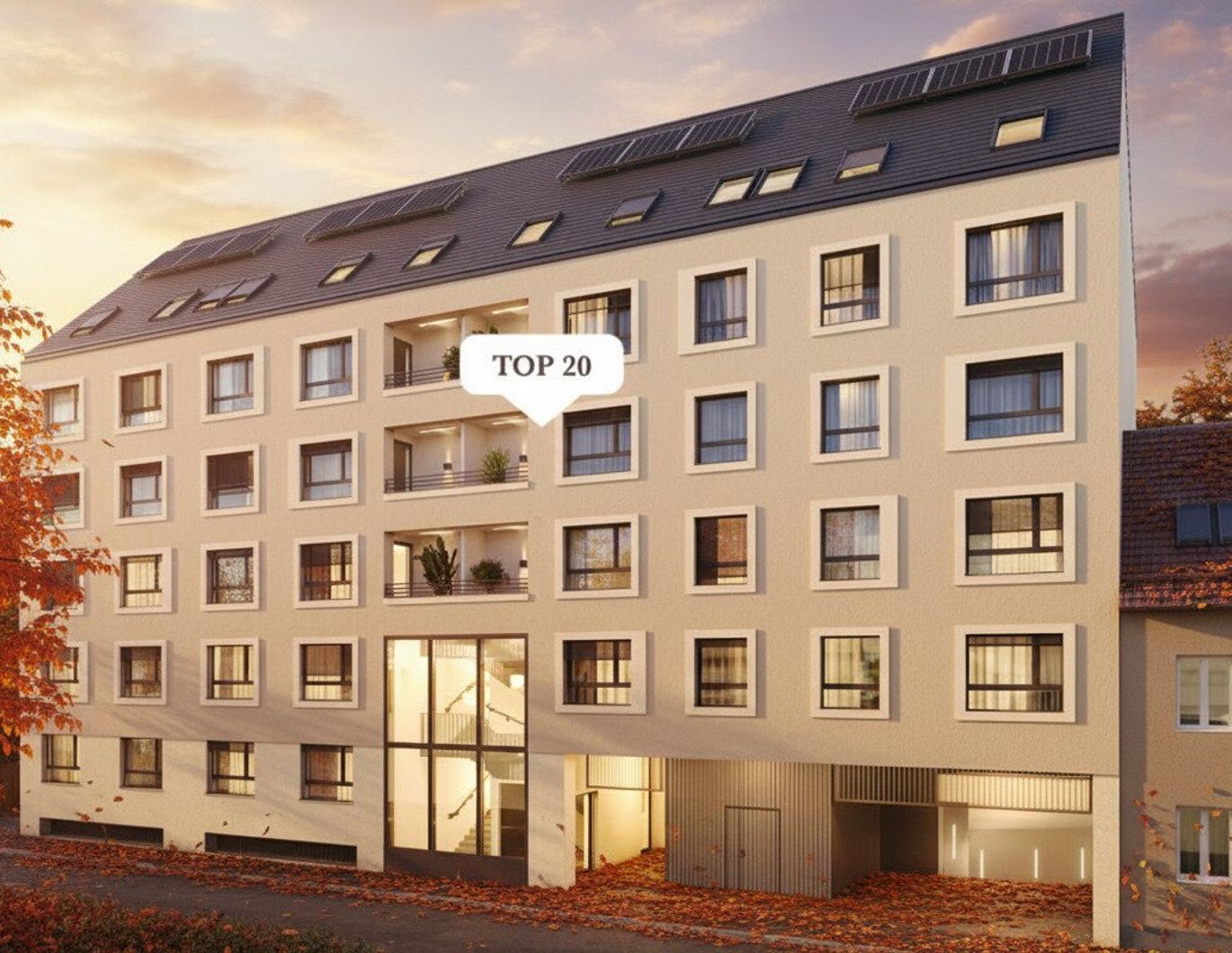 Familienfreundliche 2-Zimmer-Wohnung mit Loggia im 3. Obergeschoss