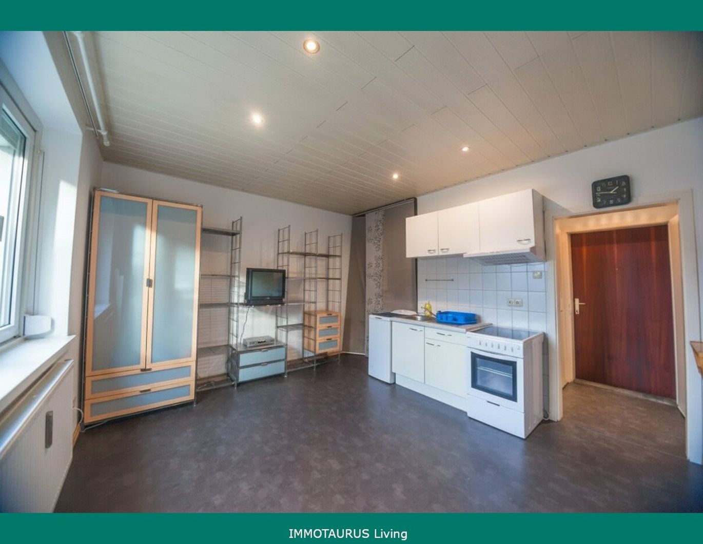 Kleine 1-Zimmer-Wohnung mit Parkplatz & Bus vor der Tür, nähe Shopping Nord