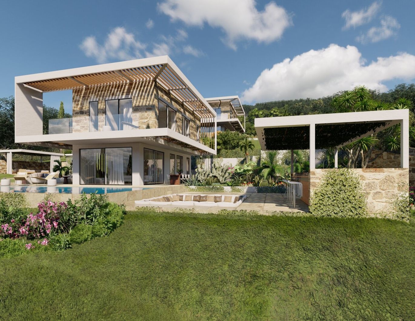 DESIGNER VILLA MIT INFINITY POOL UND MEERBLICK // OLIVE GARDEN // TOP LOCATION // COSTA NAVARINO // GRIECHENLAND