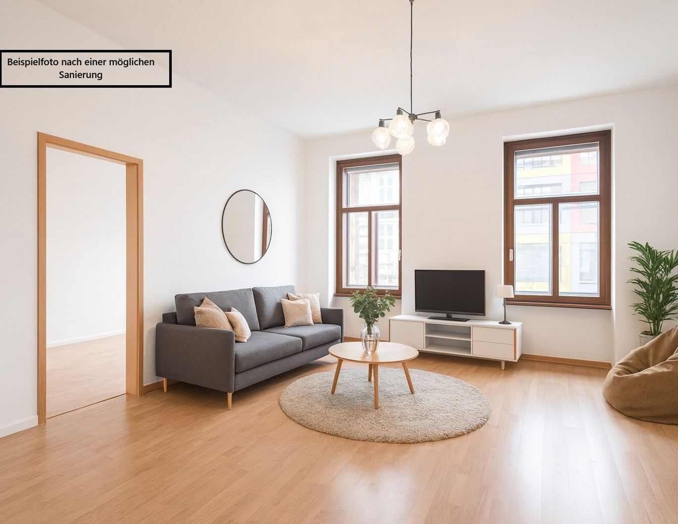 ++RG47++Sanierungsbedürftige 2-Zimmer Altbauwohnung - toller Grundriss