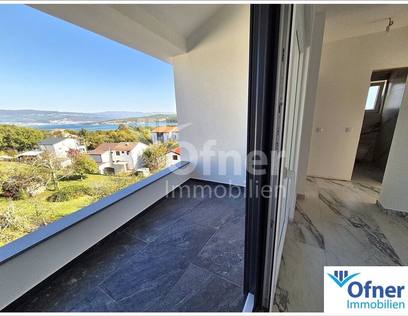 Neubau in Soline Bucht - Apartment mit wunderschönem Meerblick
