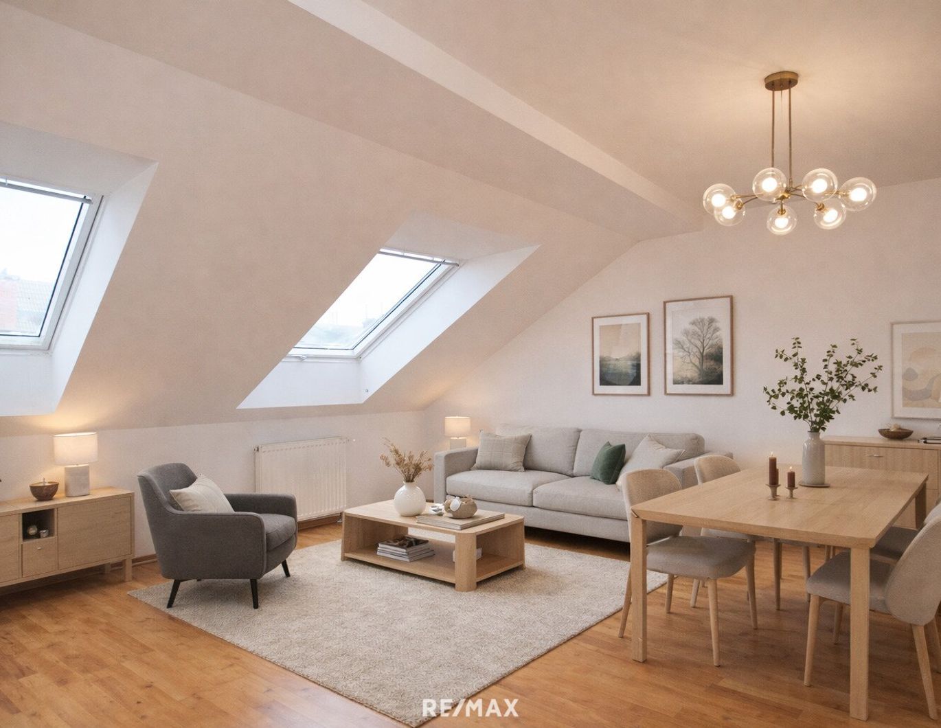 Charmante Dachgeschosswohnung mit Balkon und Lift in ausgezeichneter Lage