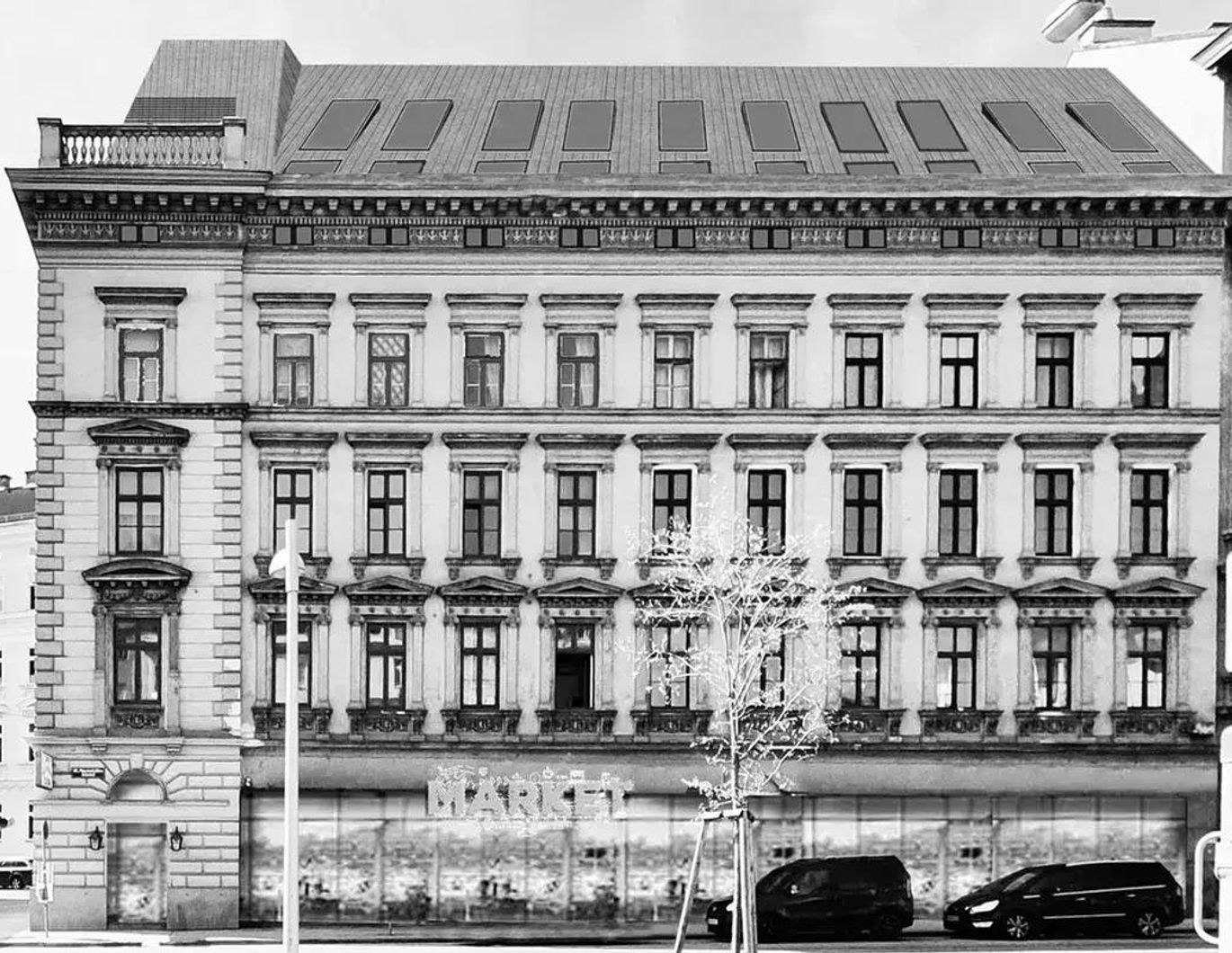 Entwicklungspotenzial - Rohdachboden für bewilligten DG-Ausbau in ansprechendem Gründerzeithaus!