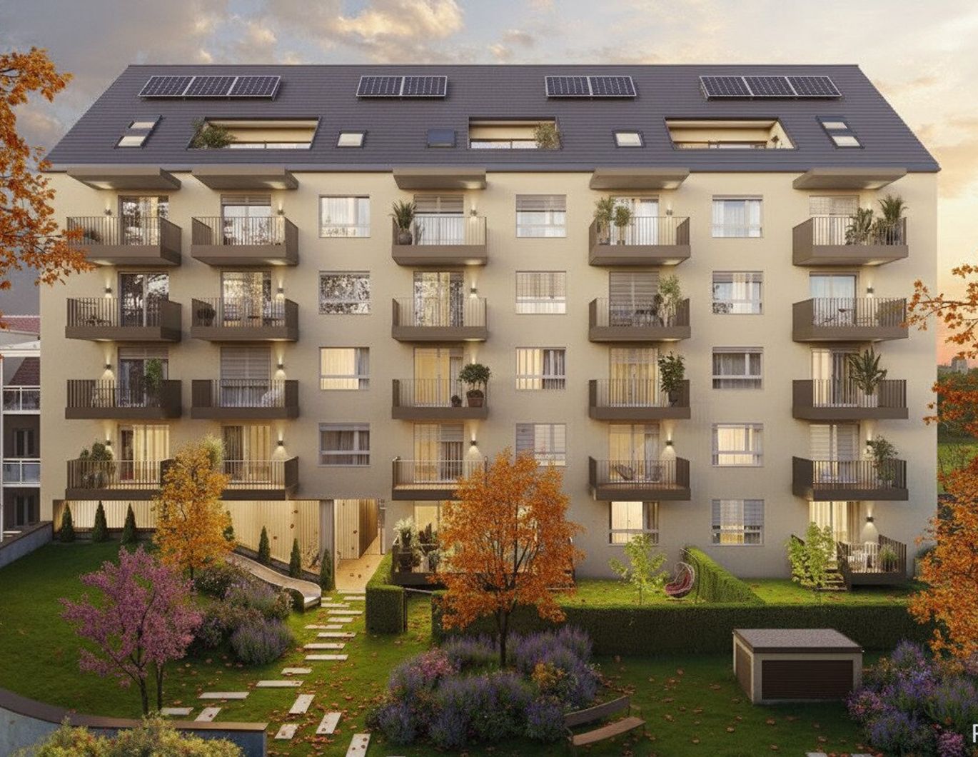 Gemütliche 2-Zimmer-Wohnung mit Balkon im 3. Obergeschoss