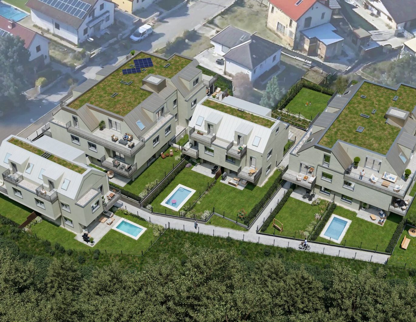 Early Bird nutzen! Garten-Glück trifft Neubau-Chic! WOW - Gartenwohnung mit riesigem Garten und Terrasse! 3 Zimmer + Hochwertige Ausstattung + Ideale Infrastruktur + Garage + Ein neues Lebebsgefühl!