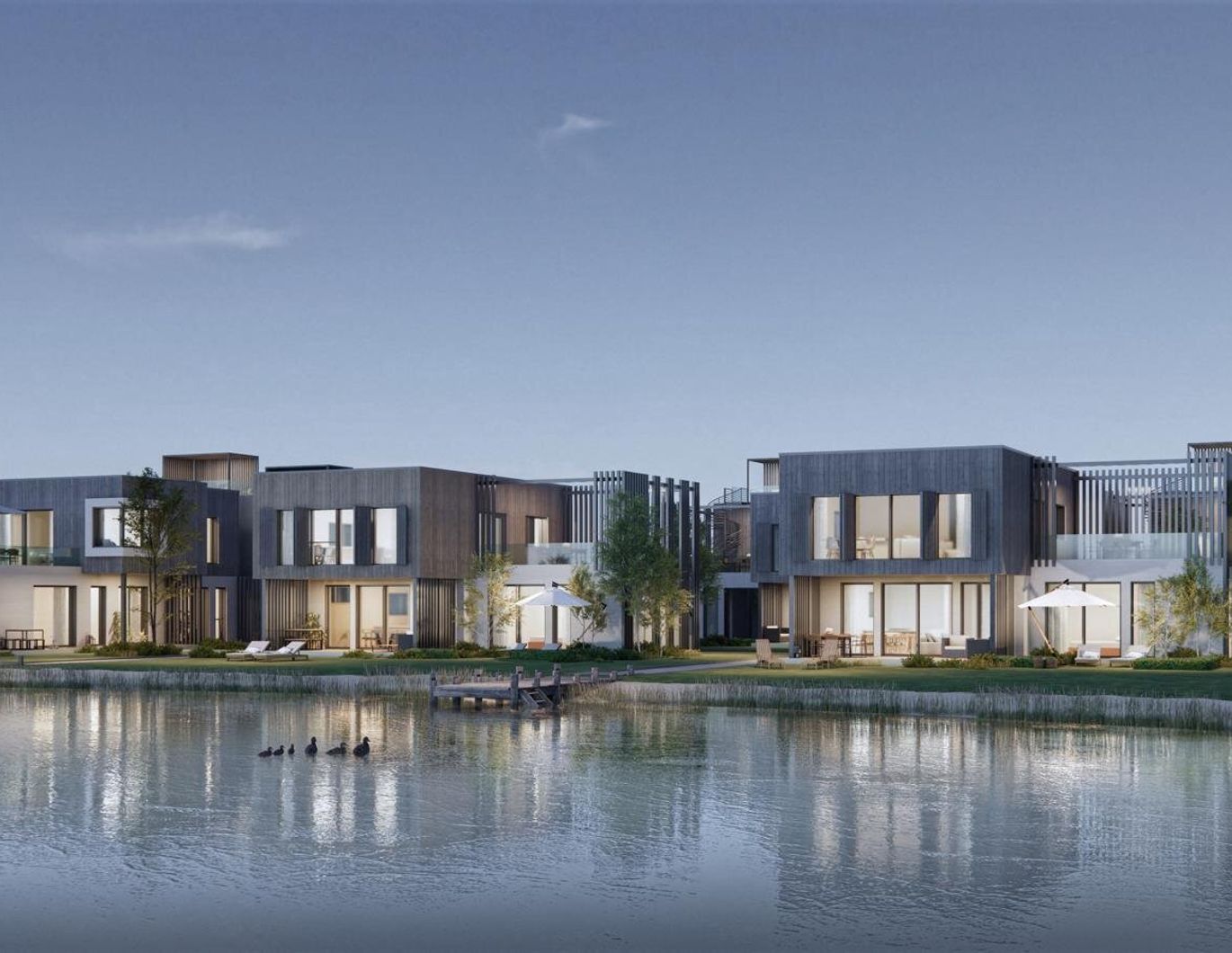 Seesuiten Lanzenkirchen - Gartensuite 5: Ruhige 3-Zimmer-Suite mit Zugang zum Wasser